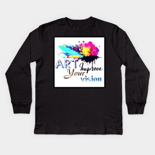 Art teacher Kids Long Sleeve T-Shirt